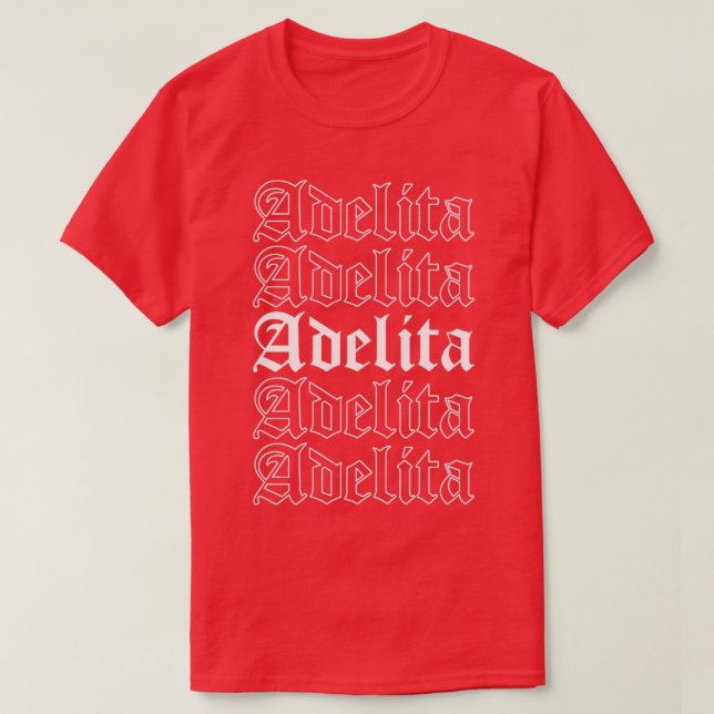 La Adelita Goth Mexican Soldier Adelita Gift2 T-Shirt (Design Front)