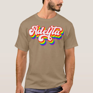 La Adelita Mexican Soldier Rainbow Adelita Gift T-Shirt