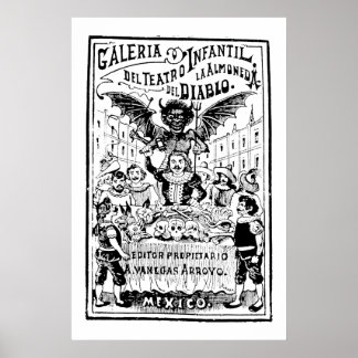 La Almoned del Diablo by José Guadalupe Posada Poster