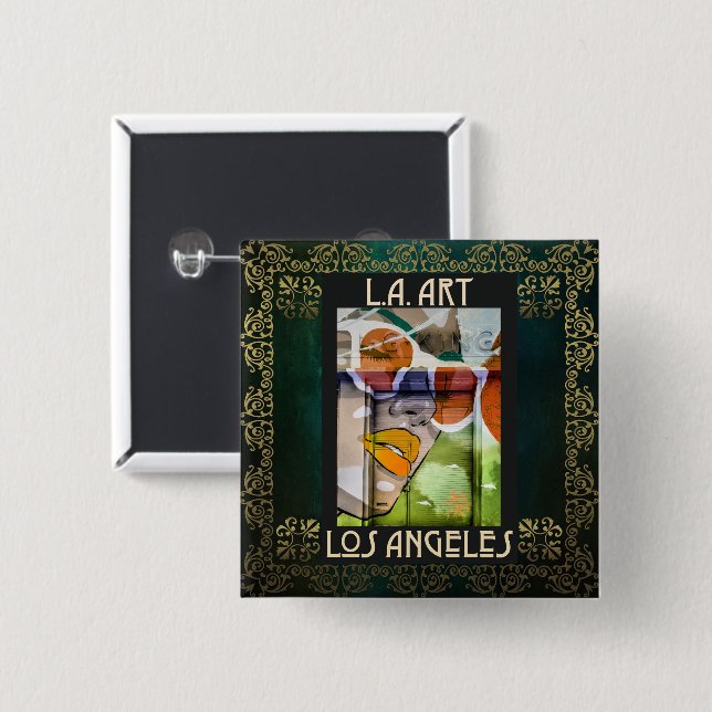 LA Art2 Button (Front & Back)