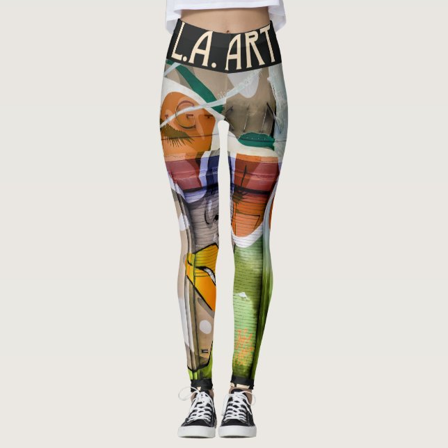 LA Art2 Women's Leggings (Front)