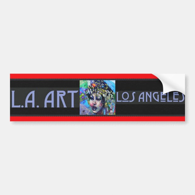 LA Art Bumper Sticker (Front)