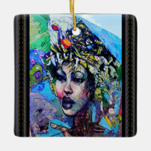 LA Art Ceramic Ornament