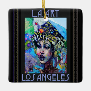 LA Art Ceramic Ornament