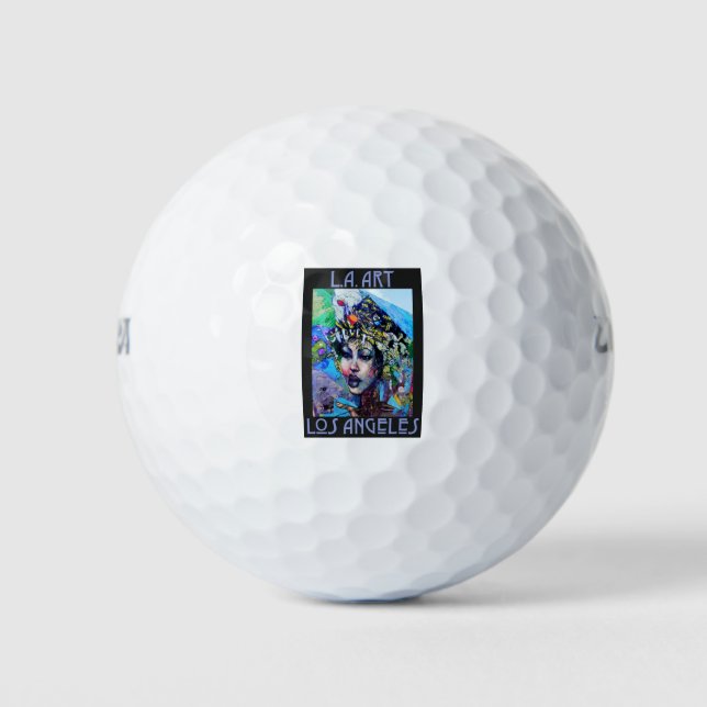 LA Art Golf Ball (Front)