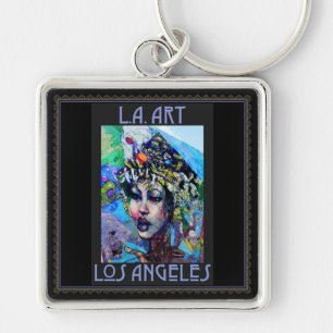 LA Art Keychain