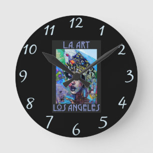 LA Art Wall Clock