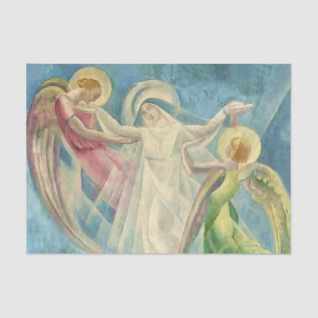 “La Asuncion de Maria” by Angel Zarraga Tissue Paper (Front)