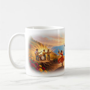 La Bamba Neon Rhythm Cityscape Dream Mug