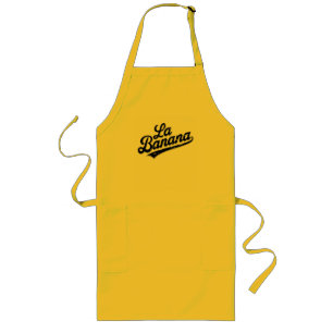 la banana long apron