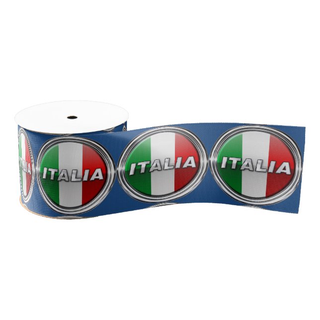 La Bandiera - The Italian Flag Grosgrain Ribbon (Spool)