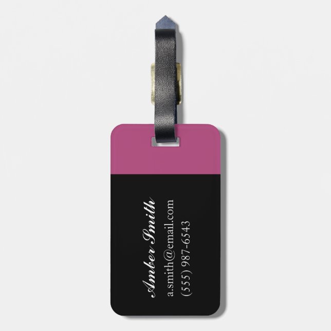 La Barca 1996 Luggage Tag (Back Vertical)