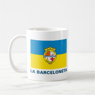 La Barceloneta (flag, neighbourhood in Barcelona Coffee Mug