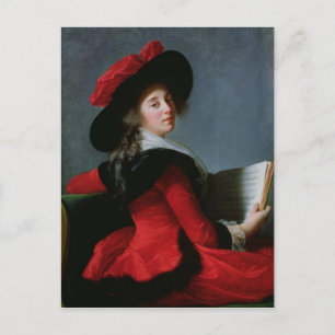 La Baronne de Crussol, 1785 Postcard