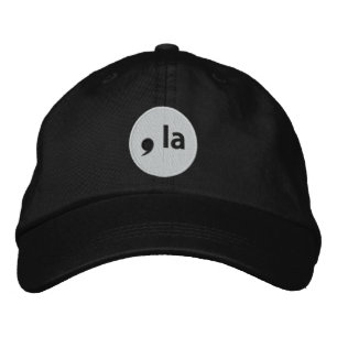 ,la Baseball Cap Black