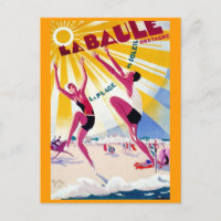 La Baule Vintage French Travel Poster