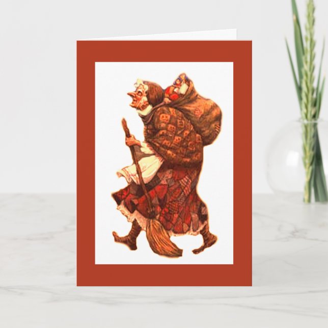 La Befana - Merrry Christmas, Happy Befana Holiday Card (Front)