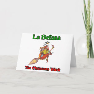 La Befana The Christmas Witch.. Holiday Card