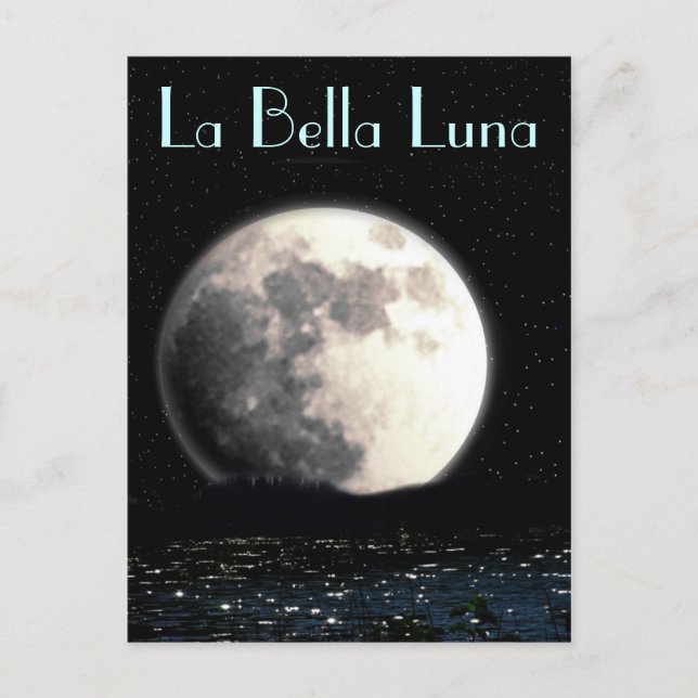 La Bella Luna postcard (Front)