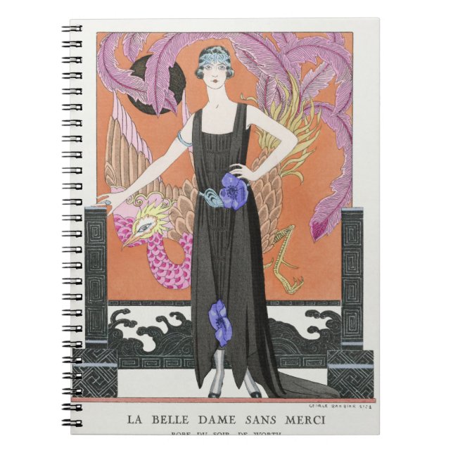 La belle dame sans merci by George Barbier Notebook (Front)