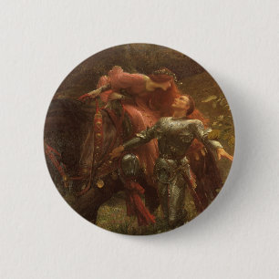 La Belle Dame sans Merci by Sir Frank Dicksee 6 Cm Round Badge