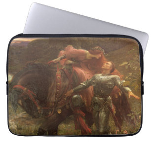 La Belle Dame sans Merci by Sir Frank Dicksee Laptop Sleeve