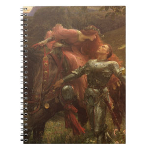 La Belle Dame sans Merci by Sir Frank Dicksee Notebook