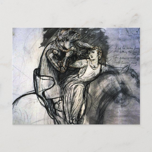 La Belle Dame sans Merci Postcard (Front)