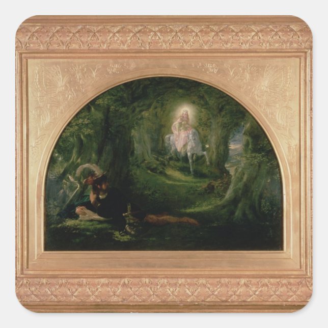 La Belle Dame Sans Merci Square Sticker (Front)