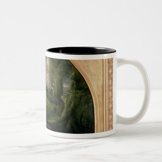 La Belle Dame Sans Merci Two-Tone Coffee Mug (Right)