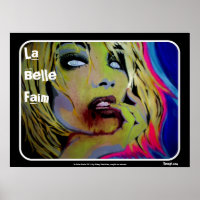 'La Belle Faim' Zombie Poster