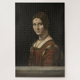 La Belle Ferronnière–Leonardo da Vinci 1490–1496 Jigsaw Puzzle