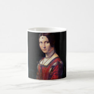 La Belle Ferronniere, Leonardo da Vinci Coffee Mug