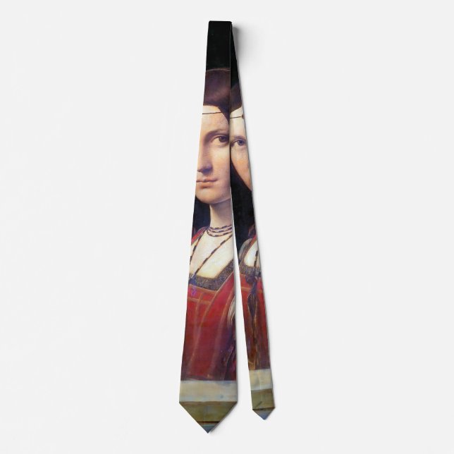 La Belle Ferronniere, Leonardo da Vinci Tie (Front)