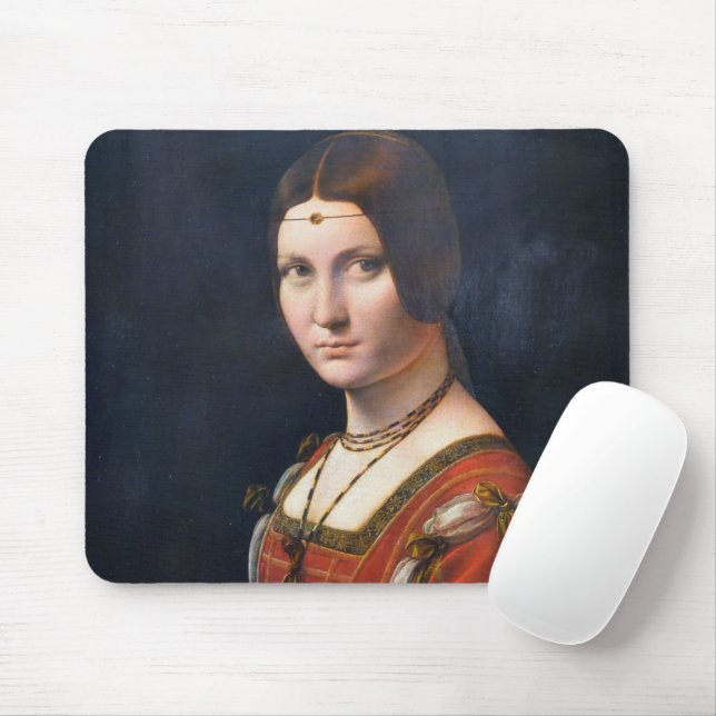 La Belle Ferronniere   Mouse Mat (With Mouse)