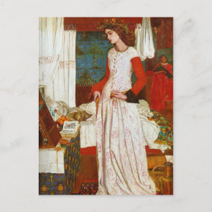 La Belle Iseult   Queen Guenevere, William Morris Postcard