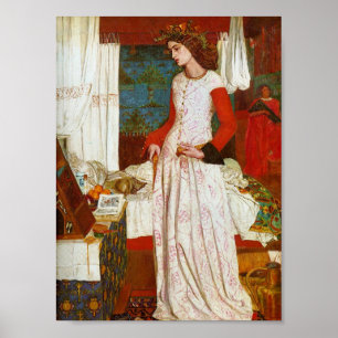 La Belle Iseult   Queen Guenevere, William Morris Poster