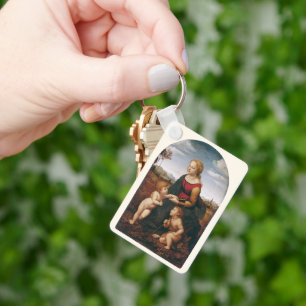 La Belle Jardinière by Rapahel Key Ring