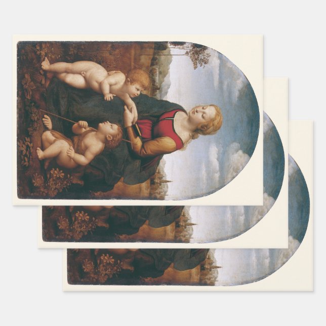 La Belle Jardinière by Rapahel Wrapping Paper Sheet (Set)