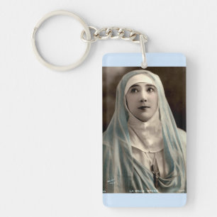 La Belle Otero as a nun Key Ring