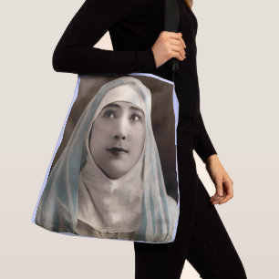 La Belle Otero as a nun print Crossbody Bag