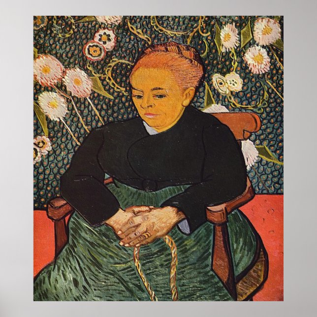 La Berceuse (Augustine Roulin) 1889 Poster (Front)