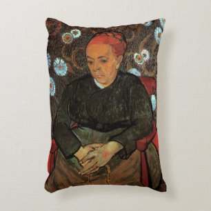 La Berceuse (Augustine Roulin) by Vincent van Gogh Decorative Cushion