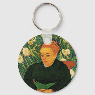 La Berceuse (Augustine Roulin) by Vincent van Gogh Key Ring