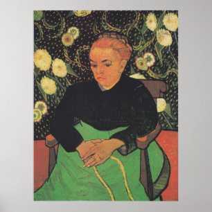 La Berceuse (Augustine Roulin) by Vincent Van Gogh Poster