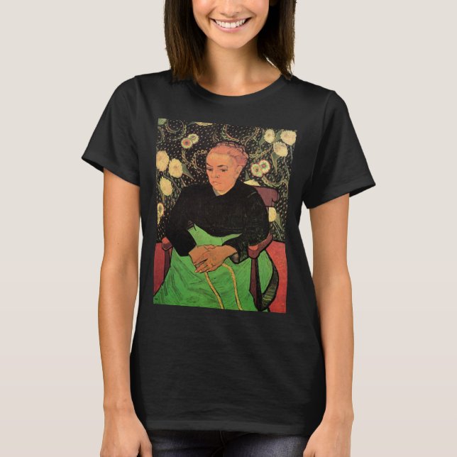 La Berceuse (Augustine Roulin) by Vincent van Gogh T-Shirt (Front)