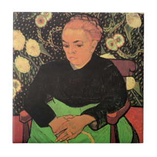La Berceuse (Augustine Roulin) by Vincent van Gogh Tile