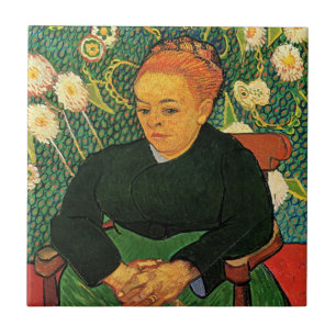 La Berceuse (Augustine Roulin) by Vincent van Gogh Tile