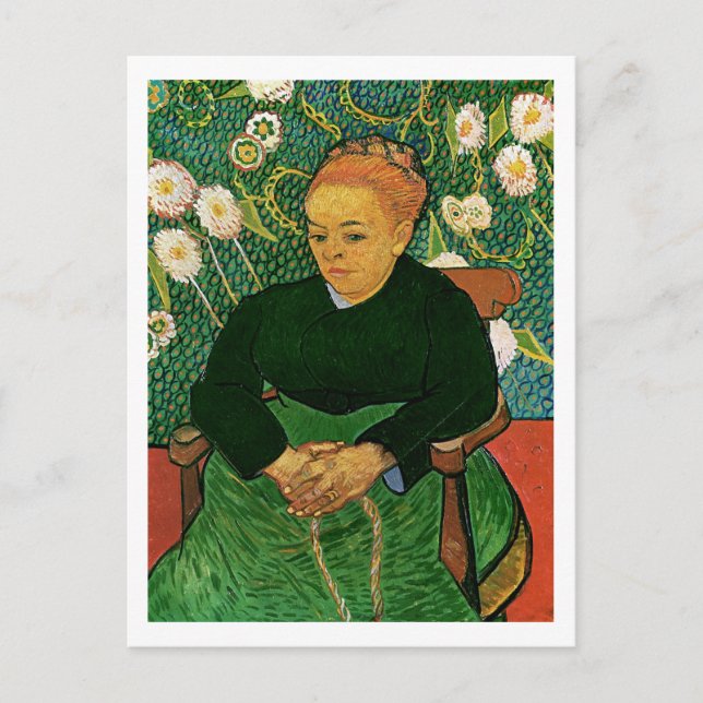 La Berceuse (Augustine Roulin), Vincent van Gogh Postcard (Front)