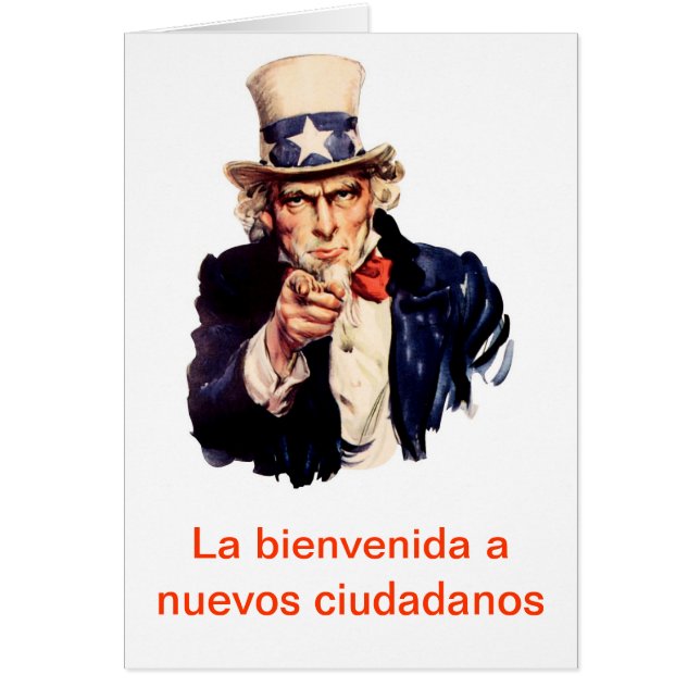 La bienvenida a nuevos ciudadanos (Front)